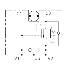 Zawory przeciążeniowo - hamujące (Counterbalance) - do montażu na silnikach hydraulicznych-hamujace_do_silnikow_1.png